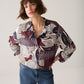 Blouse with Scarf Print by Summum