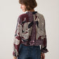 Blouse with Scarf Print by Summum
