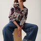 Blouse with Scarf Print by Summum