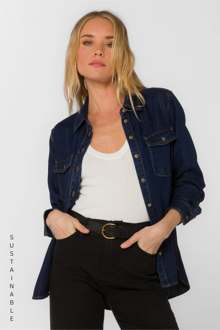 William Jacket by Velvet Heart in Raw Blue