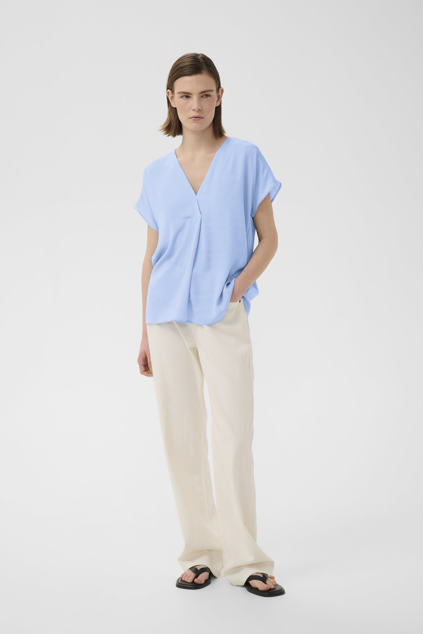 Rinda Top by InWear in Bel Air Blue