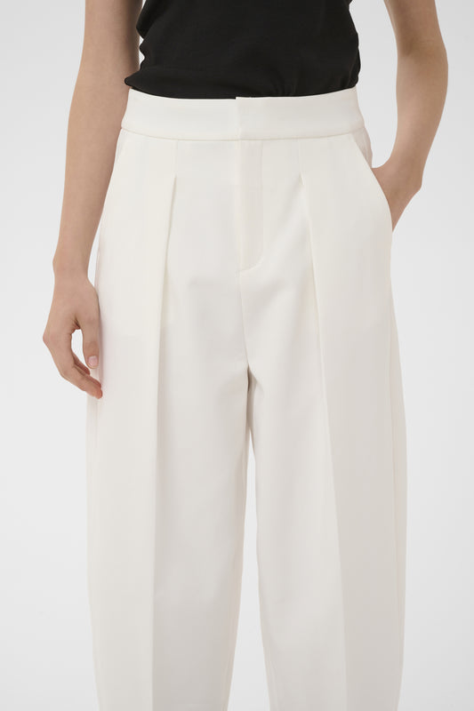 Zella Barrel Pant by InWear in Whisper White
