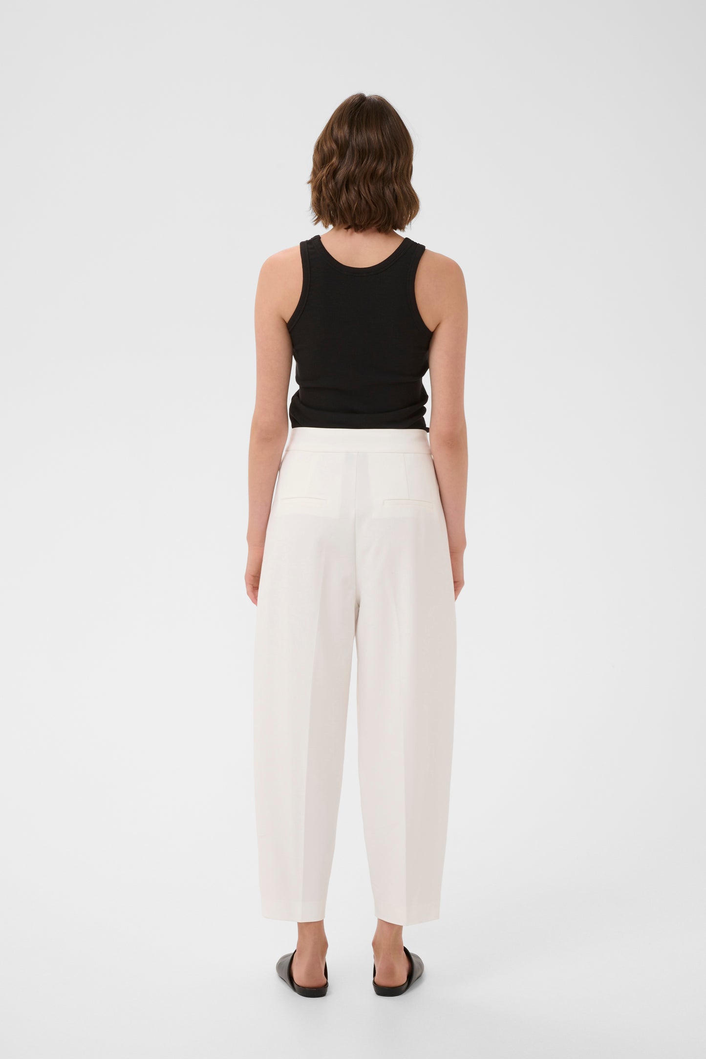 Zella Barrel Pant by InWear in Whisper White