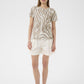 Alma Print T-Shirt by InWear in Neutral Zebra