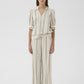 Rimone Driza Culotte by InWear in Mattress Stripe White