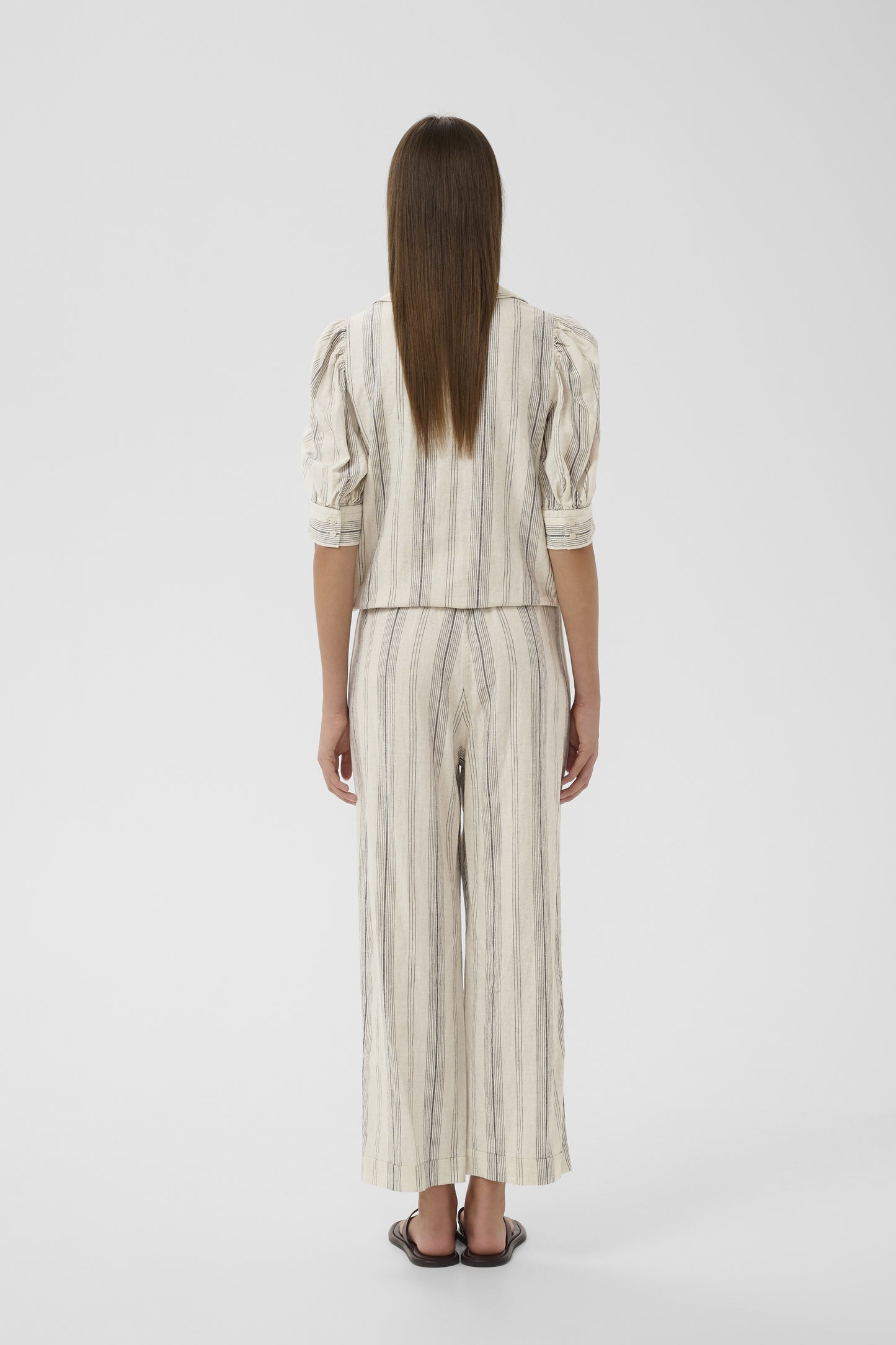 Rimone Driza Culotte by InWear in Mattress Stripe White