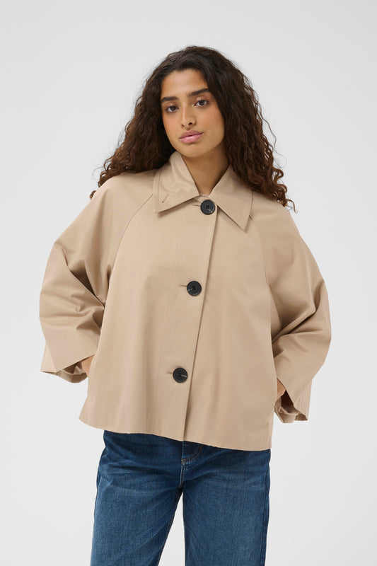Hinona Cape Jacket by InWear in Sandstone