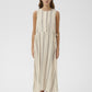 Rowan Drawstring Dress by InWear in Mattress Stripe White