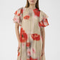 Reagan Dress by InWear in Large Blurried Poppies Red