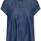 Eloise Top by InWear in Dark Blue Denim