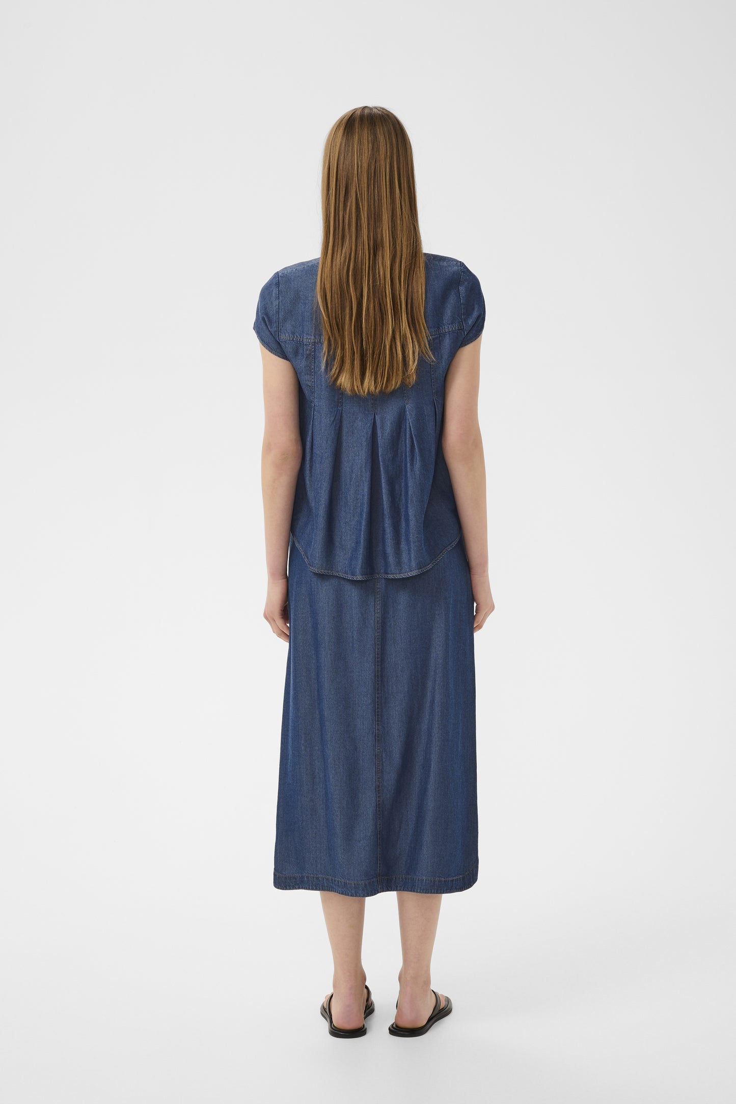 Eloise Top by InWear in Dark Blue Denim