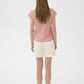 Pfia Polo T-Shirt by InWear in Red Slim Stripe