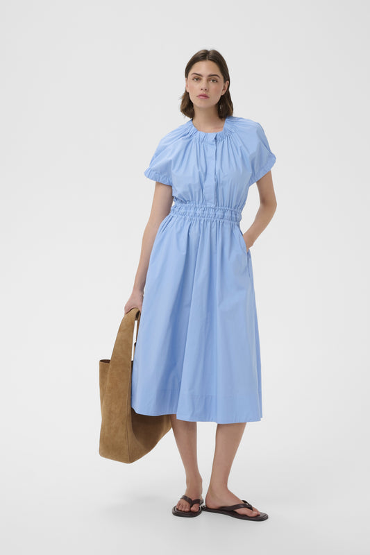 Gloria Dress by InWear in Bel Air Blue