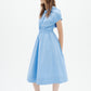 Gloria Dress by InWear in Bel Air Blue