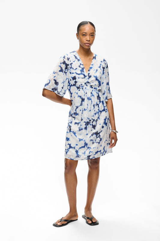 Hilda Dress by InWear in Blue Blurred Flowerfield