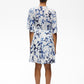 Hilda Dress by InWear in Blue Blurred Flowerfield