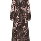 Makenna Wrap Dress by InWear in Brown Tree Garden
