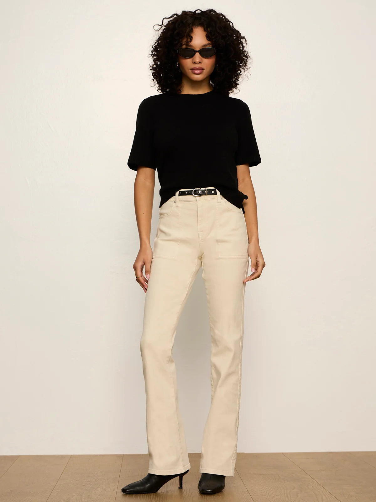 Perfect Sweater Tee by Sanctuary in Black