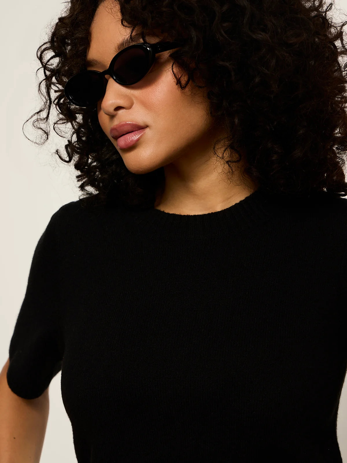 Perfect Sweater Tee by Sanctuary in Black