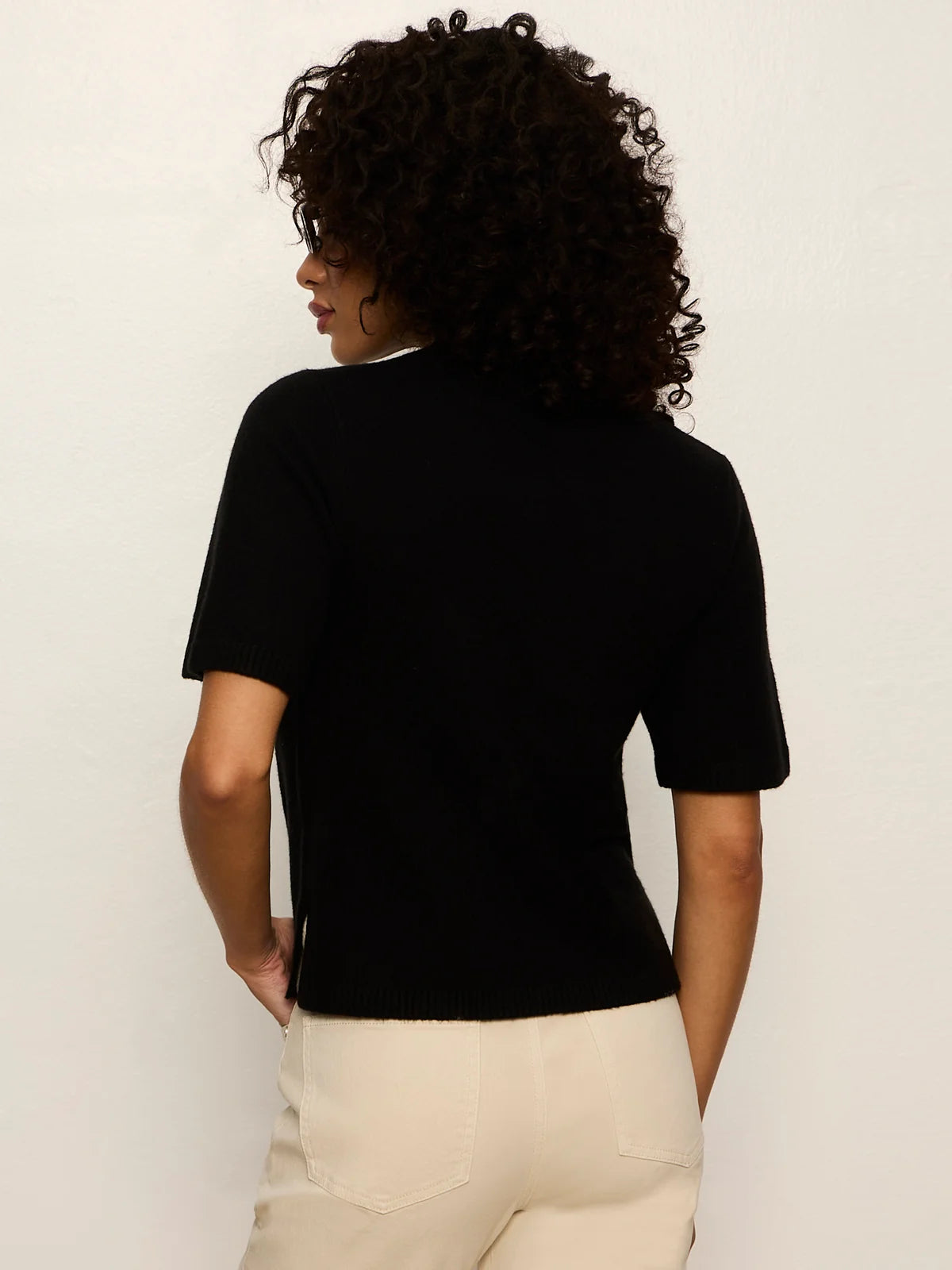 Perfect Sweater Tee by Sanctuary in Black