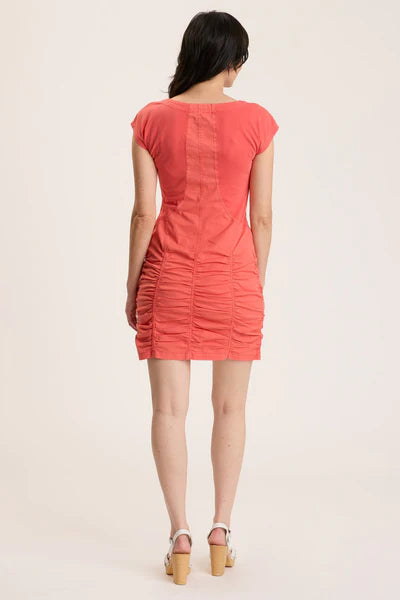 Aviana Dress by Wearables in Grapefruit