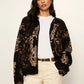Jacquard Knit Jacket by Sanctuary in Black Paisley