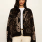 Jacquard Knit Jacket by Sanctuary in Black Paisley