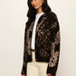 Jacquard Knit Jacket by Sanctuary in Black Paisley