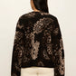 Jacquard Knit Jacket by Sanctuary in Black Paisley