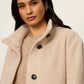 Bundled Wool Coat by Sanctuary in Bone