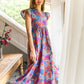 Jenny Maxi Dress by Briton Court in Burgundy Rose