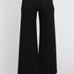 Cropped Wide-Leg Ponte Pant by Letter to Juliet in Black