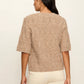 Pointelle Sweater Tee by Sanctuary in Heather Hazelnut