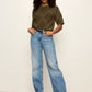 Diamond Stitch Sweater Tee by Sanctuary in Kalamata