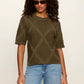 Diamond Stitch Sweater Tee by Sanctuary in Kalamata