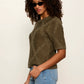 Diamond Stitch Sweater Tee by Sanctuary in Kalamata