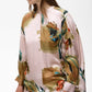 Meadow Blouse by InWear in Multi Painted Flower White