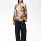 Meadow Blouse by InWear in Multi Painted Flower White