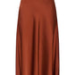 Zilky Skirt by InWear in Brandy Brown