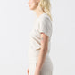 YPAWood Tee by American Vintage in Gris Chine