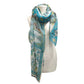 Persian Polo Players Wool Stole by Supplement d'AM in Polo Turquoise