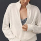 Boucle Sweater Jacket by Sanctuary in Chalk
