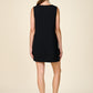 Textured Knit Dress with Notch by ANTHEM the label in Black