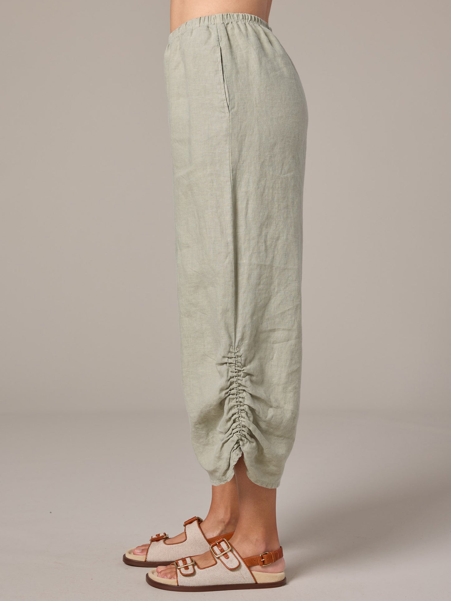 Ruched Pant by Cut Loose in Balsam