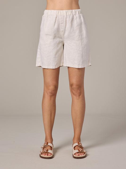 Linen Easy Shorts by Cut Loose in Jicama