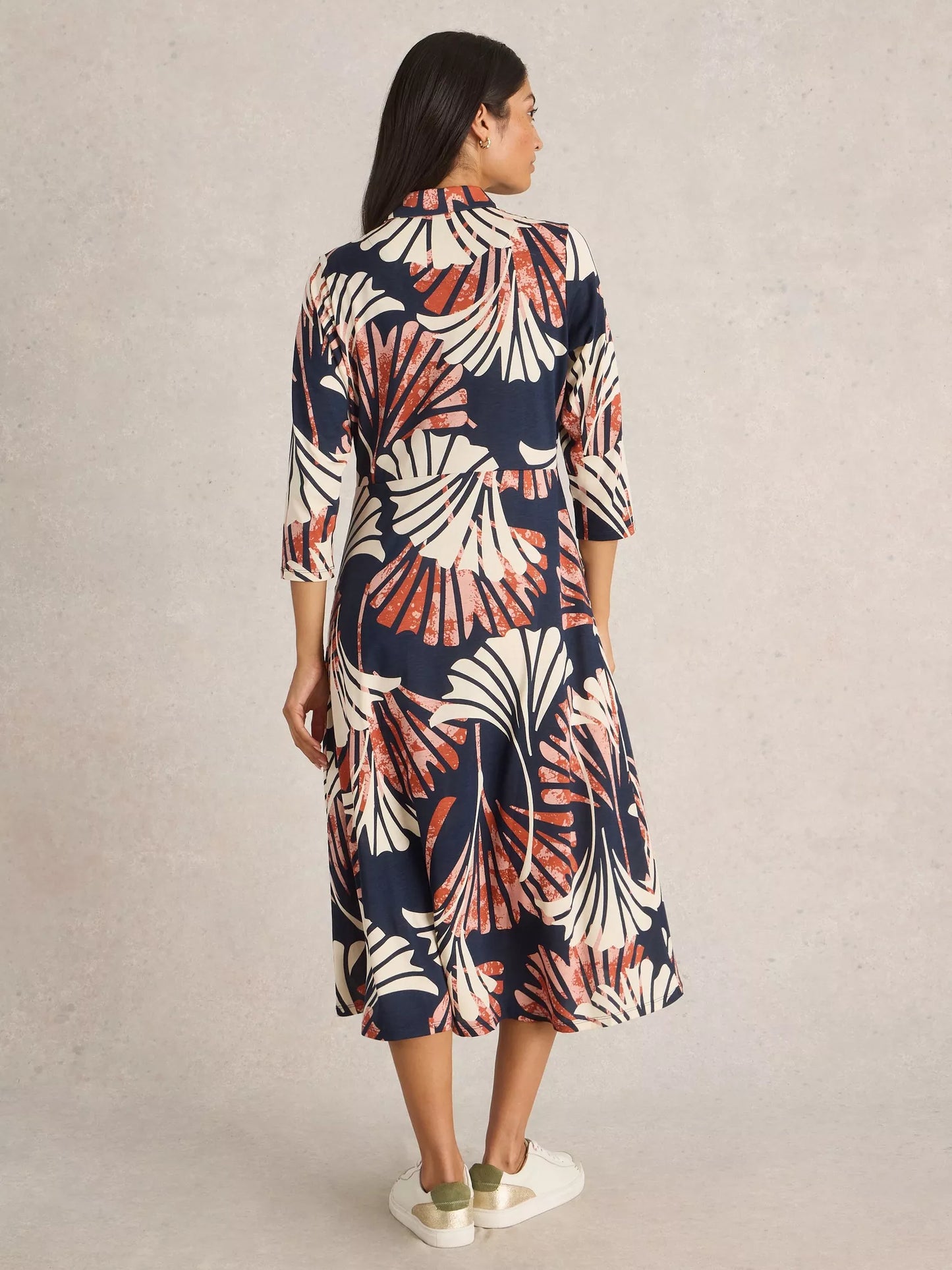 Rua Jersey Shirt Dress by White Stuff in Navy