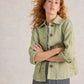 Eden Denim Jacket by White Stuff in Light Green