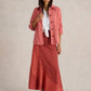 Eden Denim Jacket by White Stuff in Mid Red