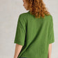 Kate Linen Blend Tee by White Stuff in Bright Green