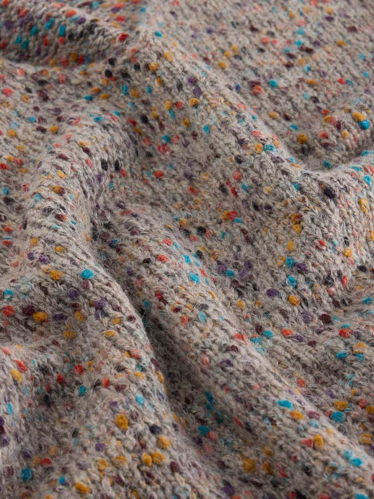 Texture V-Neck by White Stuff in Light Natural